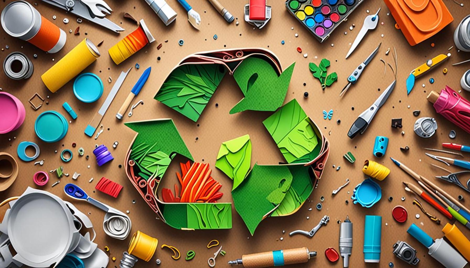 Transforming Recyclables into Art Sustainable Crafting Projects